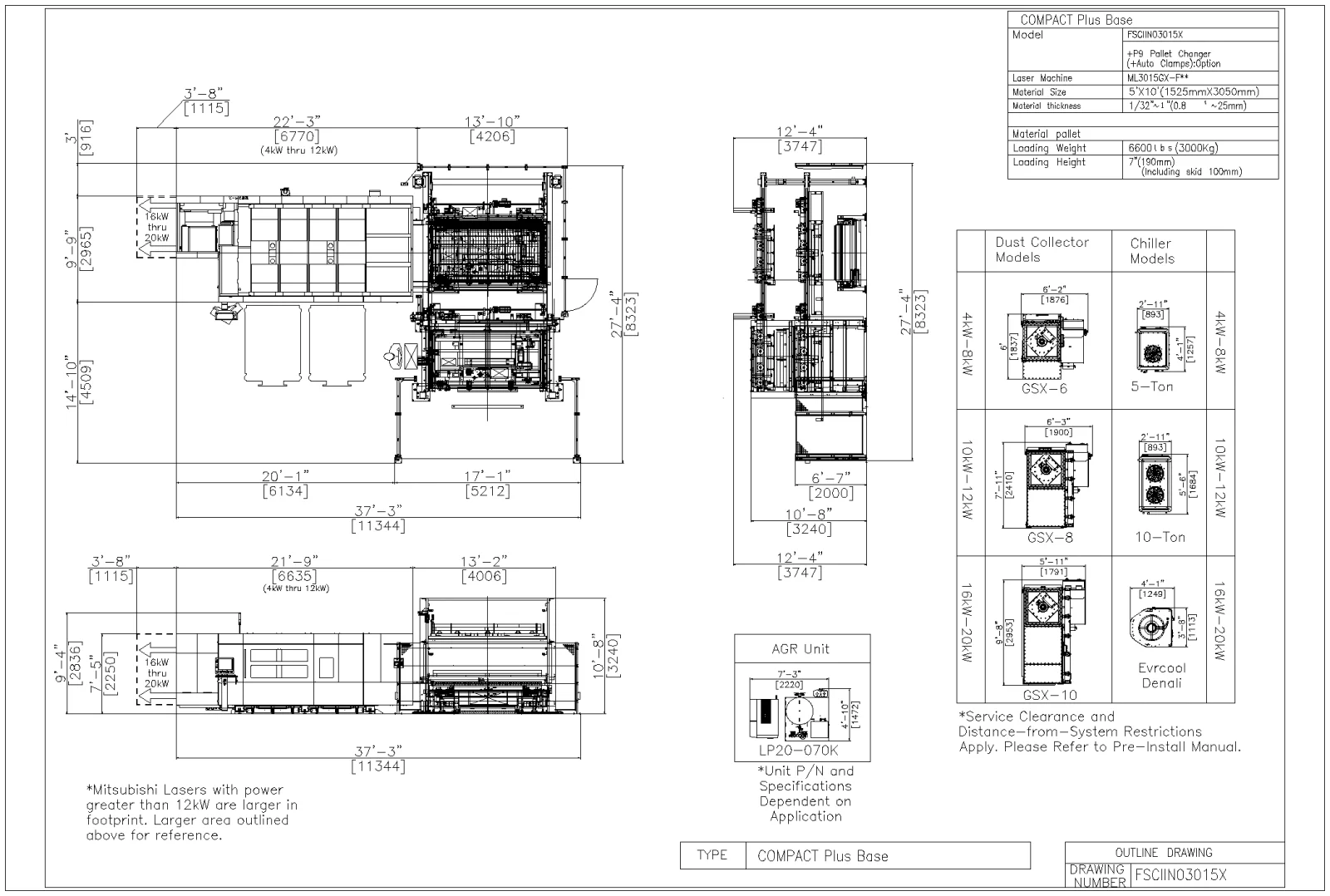 COMPACT Plus Base layout drawing